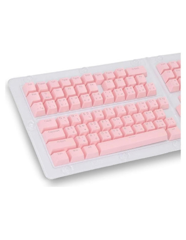 Teclas de Teclado Tailandesas Pongnas 132 ABS Ergonomicas Rosa