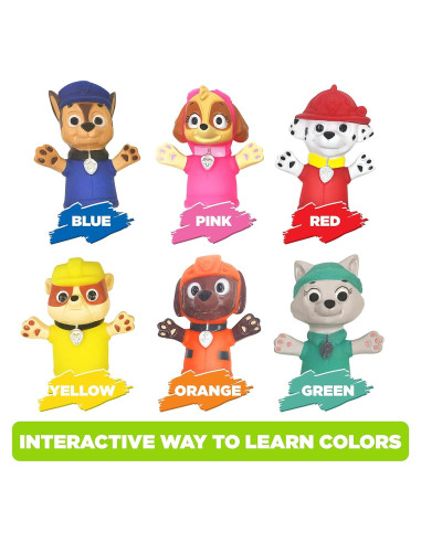 Títeres de dedo Paw Patrol Ginsey - 7 personajes educativos
