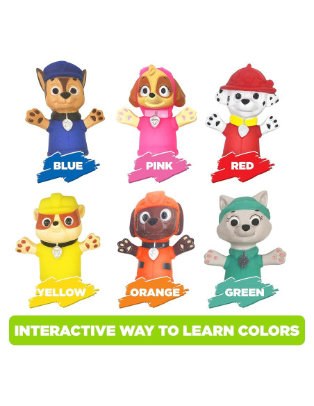 Títeres de dedo Paw Patrol Ginsey - 7 personajes educativos