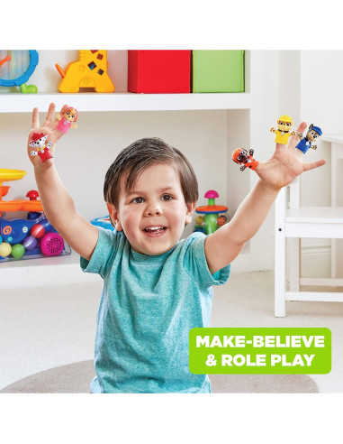 Títeres de dedo Paw Patrol Ginsey - 7 personajes educativos