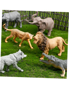 Set de 58 Figuras de Animales del Bosque JOINPAYA - Plástico Realista 2