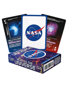 Baraja de Cartas Temática NASA Aquarius - 54 Cartas con Diseño Único