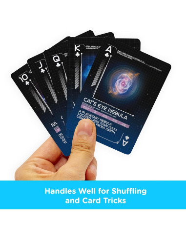 Baraja de Cartas Temática NASA Aquarius - 54 Cartas con Diseño Único