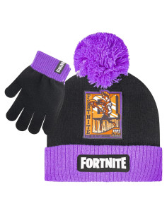 Set Gorro y Guantes de Invierno Fortnite Niños 5-13 Años