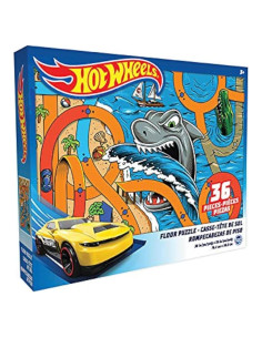 Rompecabezas de Piso Hot Wheels 36 Piezas para Niños
