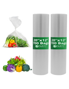 Bolsas de Plástico Party Bargains 350 Unidades 30.48x50.8 cm