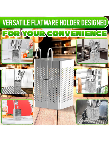 Cesta para Palillos de Lavavajillas VIKROM Acero Inoxidable 9.97 cm