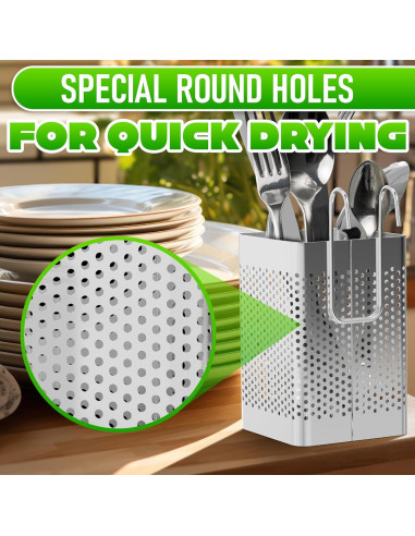 Cesta para Palillos de Lavavajillas VIKROM Acero Inoxidable 9.97 cm