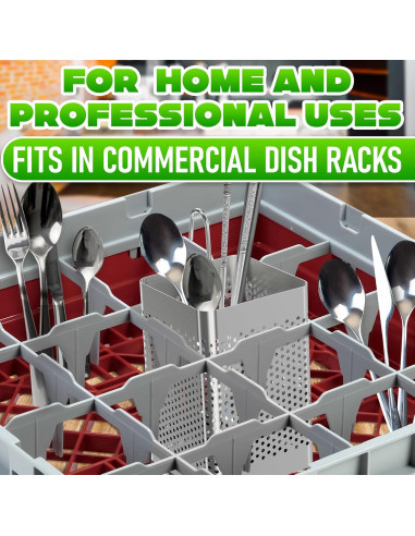 Cesta para Palillos de Lavavajillas VIKROM Acero Inoxidable 9.97 cm