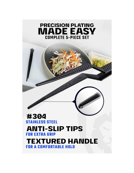 Juego de Pinzas de Cocina Dalstrong 5 Piezas Acero Inoxidable