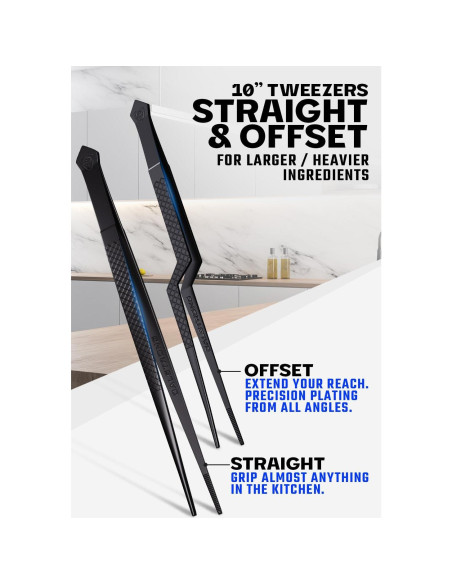 Juego de Pinzas de Cocina Dalstrong 5 Piezas Acero Inoxidable