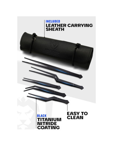 Juego de Pinzas de Cocina Dalstrong 5 Piezas Acero Inoxidable