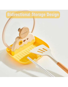 Soporte para Tapa de Olla y Utensilios de Cocina XYRHZB 2