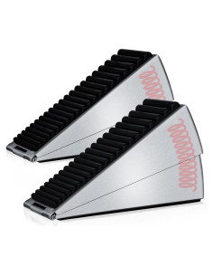 Tope de puerta Istrnit de acero inoxidable - 3 pulgadas - 2 unidades