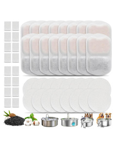 16 Filtros y Esponjas de Reemplazo Oneisall 7L para Perros