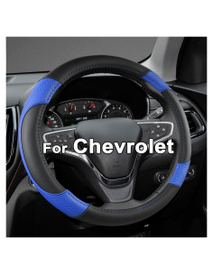 Funda de Volante GIANT PANDA para Chevy 14.5-15" Negro/Azul