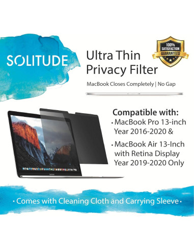 Pantalla de Privacidad Magnética Solitude para MacBook Pro 13"