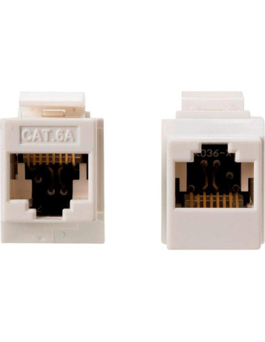 Acoplador Keystone RJ45 Cat6A Monoprice - Blanco