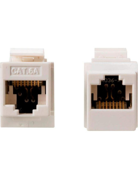 Acoplador Keystone RJ45 Cat6A Monoprice - Blanco