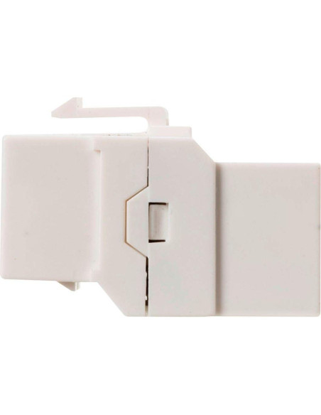 Acoplador Keystone RJ45 Cat6A Monoprice - Blanco