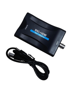 Adaptador BNC a HDMI Meekwds 720P 1080P para CCTV