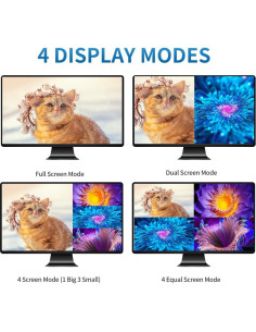 Conmutador HDMI 4x1 Arvitek 4K@30Hz con Control Remoto 2