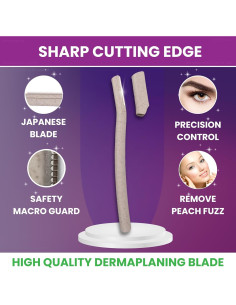 Afeitadoras de Dermaplaning Friendly Razor - Paquete de 3 2