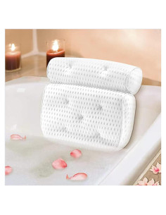 Cojín de Baño Ergonómico Henhingya - Soporte para Cabeza y Espalda