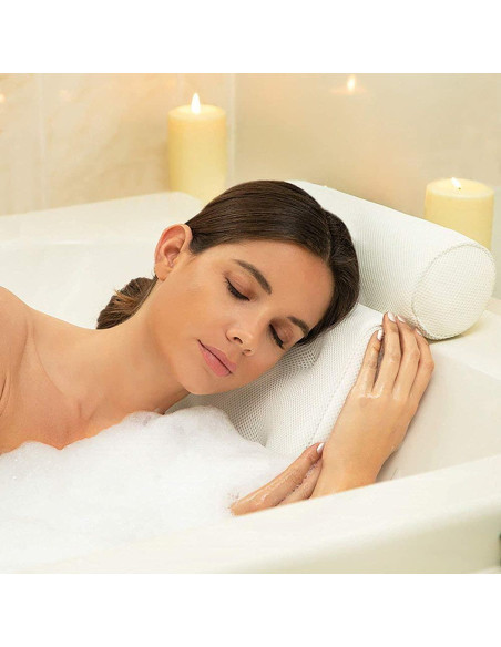 Cojín de Baño Ergonómico Henhingya - Soporte para Cabeza y Espalda