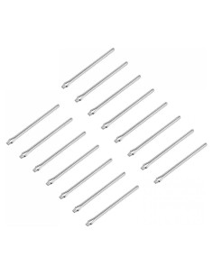 Pasadores de Enlace de Reloj uxcell 16mm Acero Inoxidable 15 Pcs