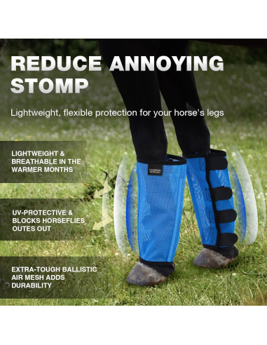 Botas de Mosca Harrison Howard Medianas Azul Cielo UV 4 Piezas