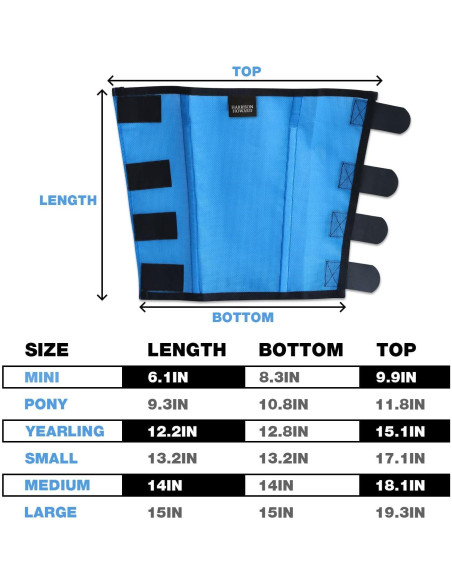 Botas de Mosca Harrison Howard Medianas Azul Cielo UV 4 Piezas