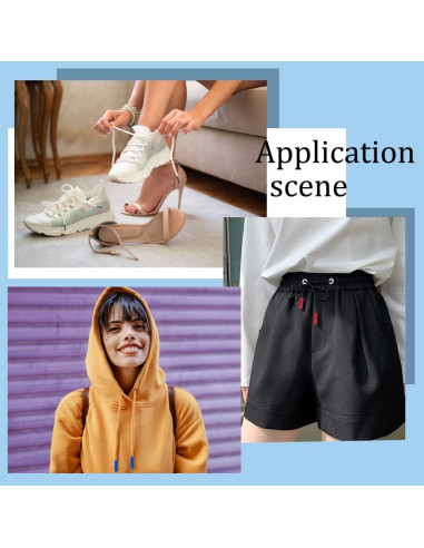 48 Puntas de Cordones Plástico PH PandaHall 12 Colores 20x5mm