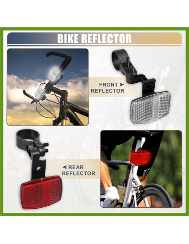 Kit de Reflectores de Seguridad para Bicicleta HOPESPANNER 10 Piezas
