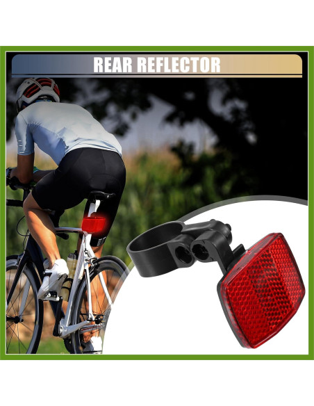 Kit de Reflectores de Seguridad para Bicicleta HOPESPANNER 10 Piezas