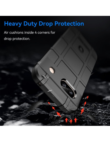 Funda Ajustada Rugged Shield para Google Pixel 8A - Protección Militar