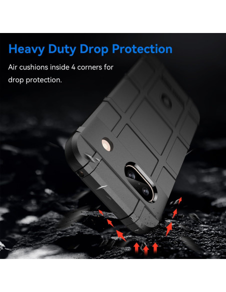 Funda Ajustada Rugged Shield para Google Pixel 8A - Protección Militar