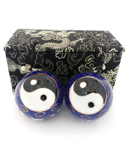 Bolas Baoding Sonoras Top Chi Medianas 4.06 cm para Terapia