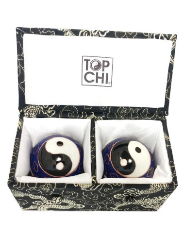 Bolas Baoding Sonoras Top Chi Medianas 4.06 cm para Terapia