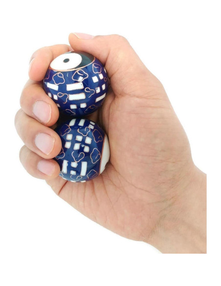 Bolas Baoding Sonoras Top Chi Medianas 4.06 cm para Terapia