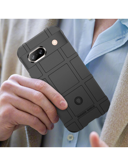 Funda Ajustada Rugged Shield para Google Pixel 8A - Protección Militar