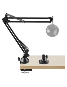 Brazo de Micrófono Geekria para Blue Yeti y Snowball - Soporte de Mesa