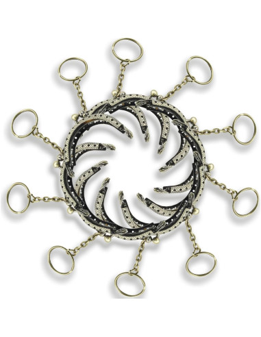 10 Cierres de Beso de Bronce para Monederos y Manualidades