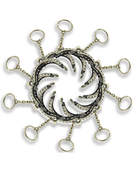 10 Cierres de Beso de Bronce para Monederos y Manualidades