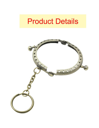 10 Cierres de Beso de Bronce para Monederos y Manualidades