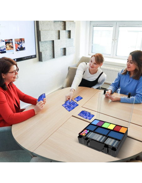 Caja de Almacenamiento de Cartas FULLCASE 2400+ Tarjetas Negra Caja de Almacenamiento de Cartas FULLCASE 2400+ Tarjetas Negra