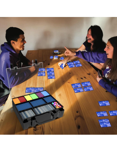 Caja de Almacenamiento de Cartas FULLCASE 2400+ Tarjetas Negra