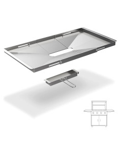 Bandeja de goteo ajustable DGD 24-30" Acero Inoxidable