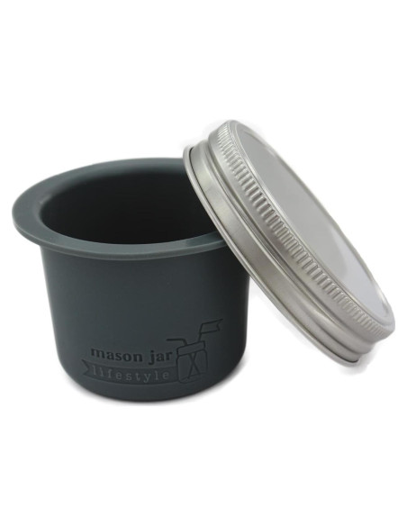 Taza Divisoria de Silicona Mason Jar Lifestyle - Boca Ancha 162 ml