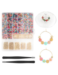 Kit de Encantos para Copas de Vino MOMOTONX - 1300 Cuentas